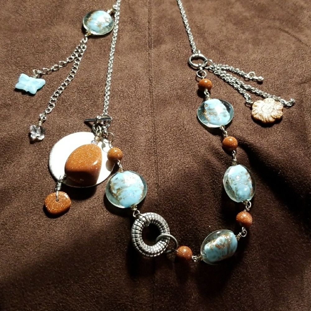 Goldstone can be worn multiple ways